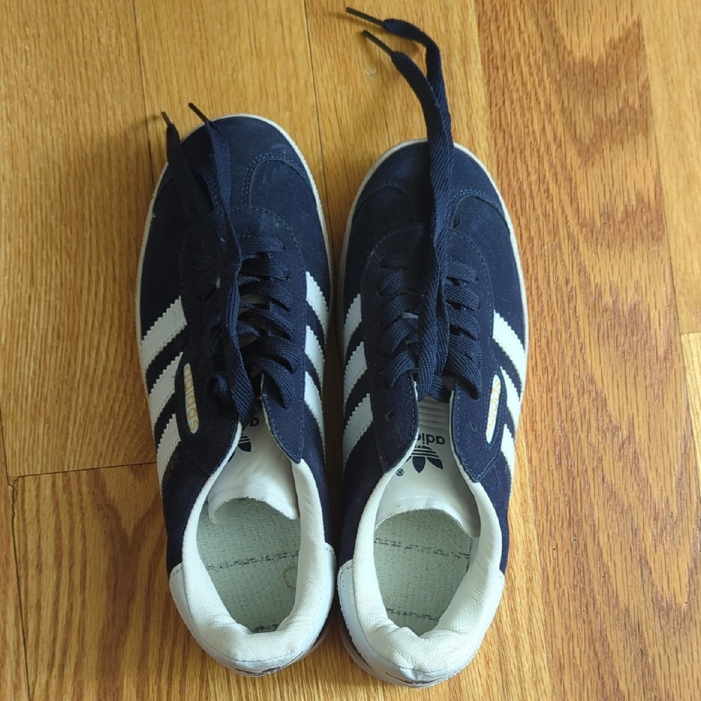 Adidas Women's GAZELLE Navy Sneakers Missing Insoles